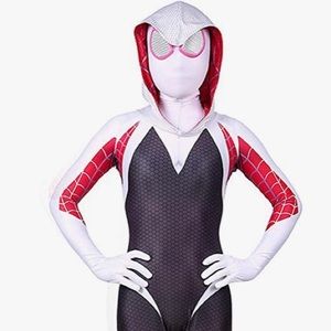 Girl’s Gwen Stacy Bodysuit 2PCS Costume